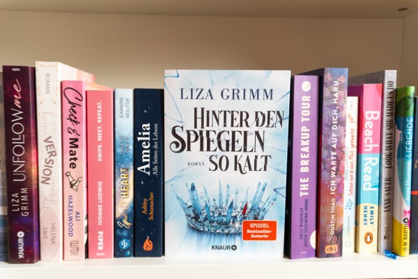 Buch von Liza Grimm "Hinter den Spiegeln so kalt".